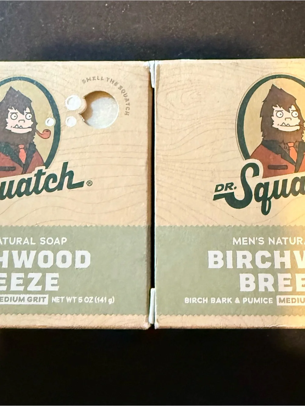 Dr. Squatch Birchwood Breeze & Deep Sea Goat's Milk Soap Pack of 4